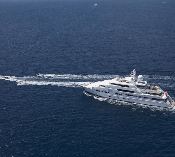 Cruising Including Ship's Tender On Board Yacht TITANIA