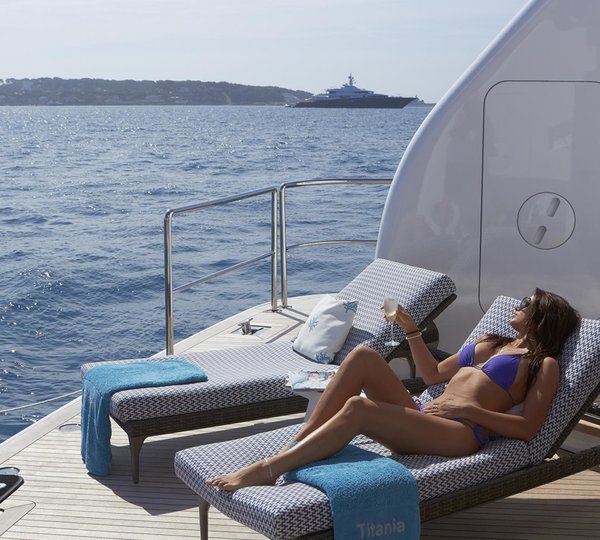 Lounging: Yacht TITANIA's Beach Beachclub Photograph