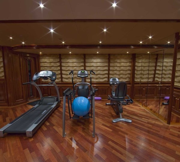 Profile: Yacht TITANIA's Gym Pictured