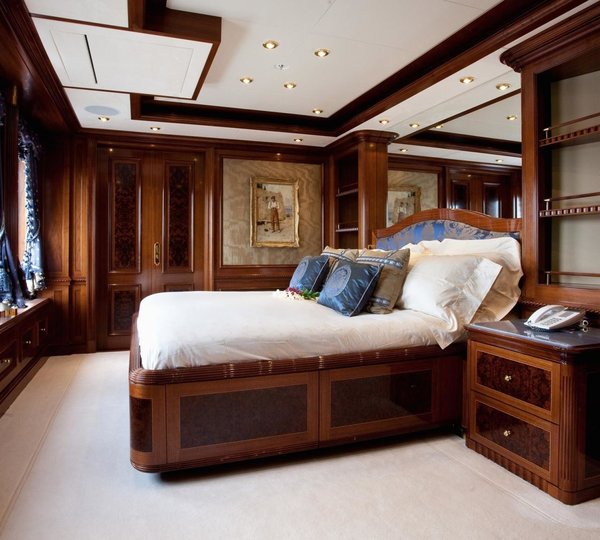 Aspect: Yacht TITANIA's Main Master Cabin Captured
