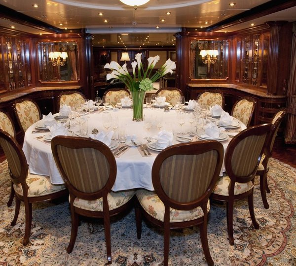 Formal Eating/dining On Yacht TITANIA