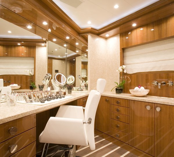 Treatment Area On Board Yacht ALFA NERO