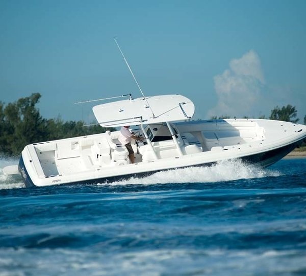 Large Ship's Tender: Yacht AQUILA's Cruising Pictured