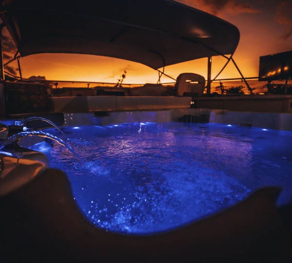 Hot Tub By Night
