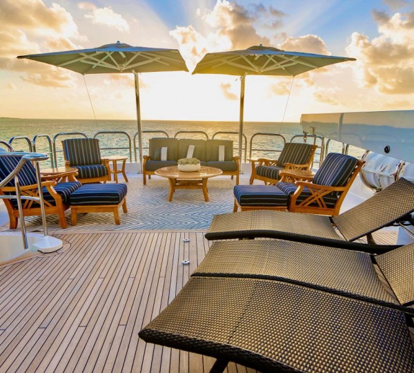 Sun Beds On Sun Deck