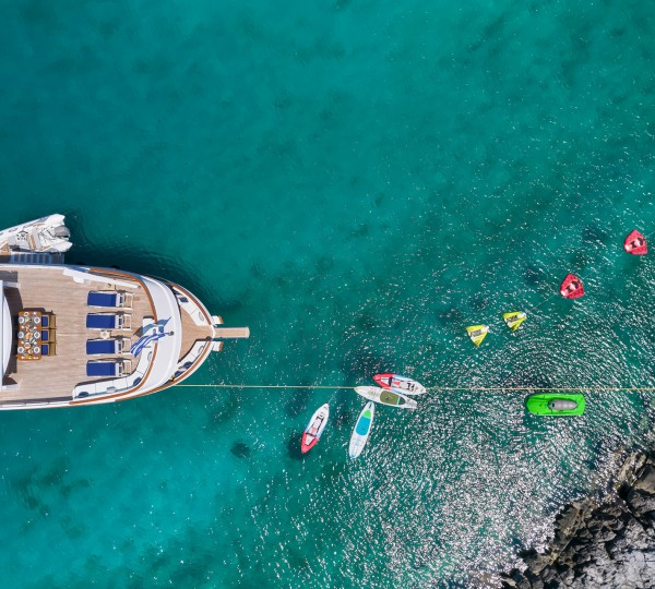 Selection of water toys available