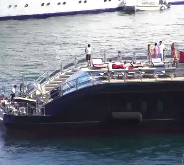 ALFA NERO Entering Port Of Monaco