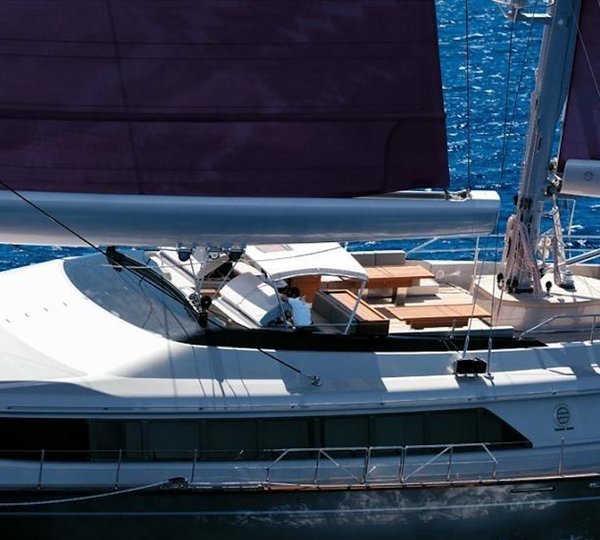 BARACUDA Valletta Yacht Side View Close Up