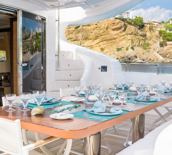 Dining On The Aft Deck