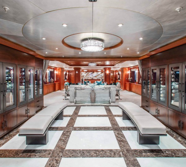 Foyer With Wine And Cigar Display