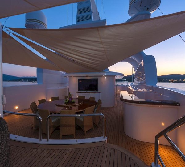 Outdoor Area At Night 