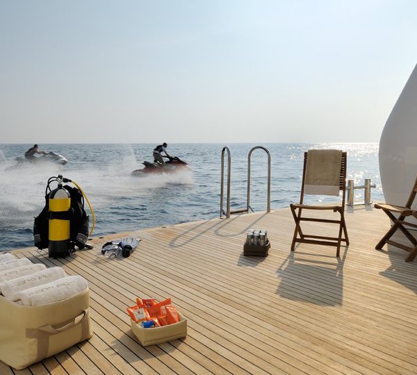 Yacht CAIPIRINHA By Lurssen - Swimming Platform And Water Toys