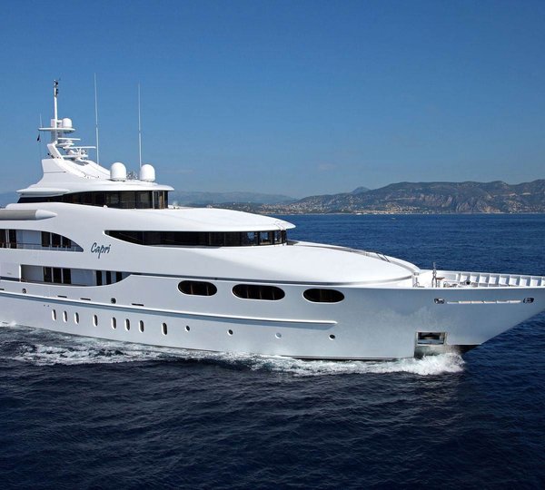 Yacht CAPRI By Lurssen - Underway In The French Riviera