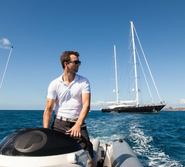 Yacht PANTHALASSA By Perini Navi - Crewmember In The Tender