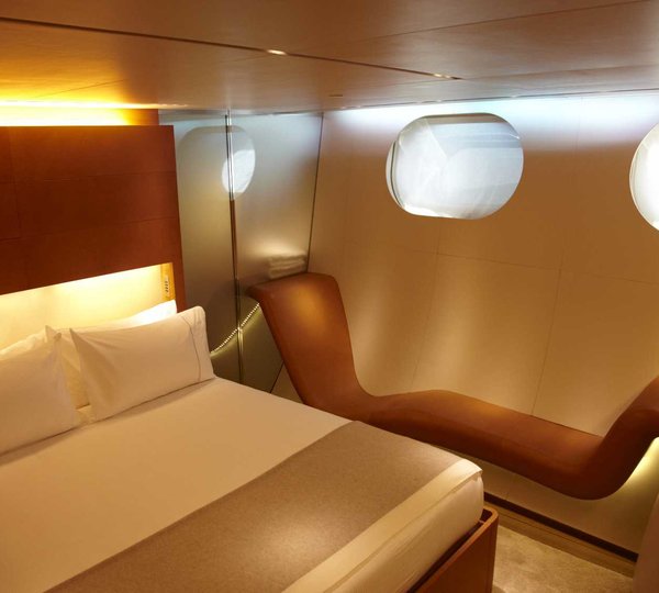 Yacht PANTHALASSA By Perini Navi - Dusk  - Double Cabin Detail