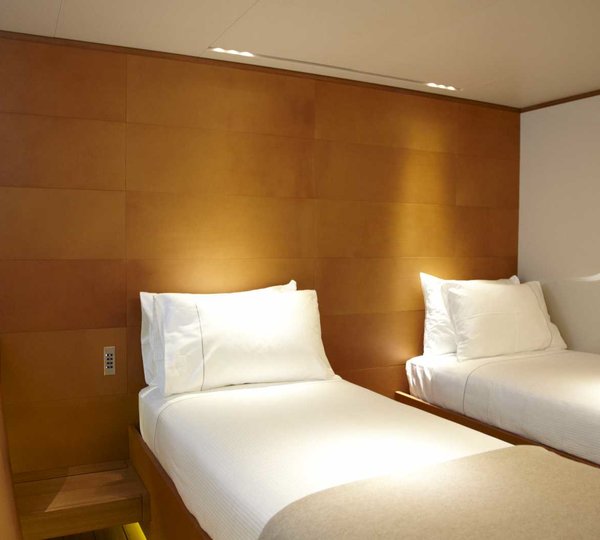 Yacht PANTHALASSA By Perini Navi - Dusk  - Twin Cabin