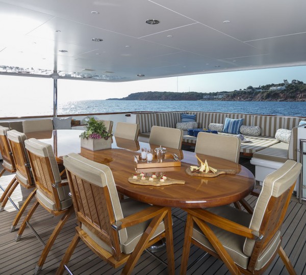 Aft Deck Dining Area Alfresco