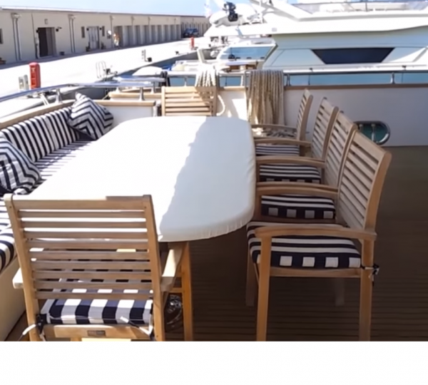 Alfresco Dining On Aft Deck