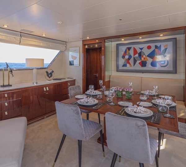 Dining Area In The Saloon