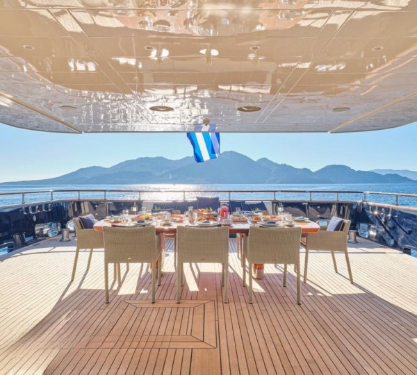 Exterior Dining Area With Sea Views