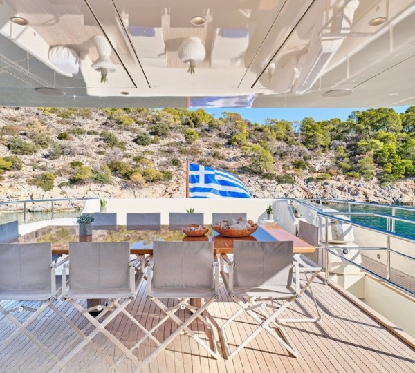 Exterior Dining Area With Sea Views