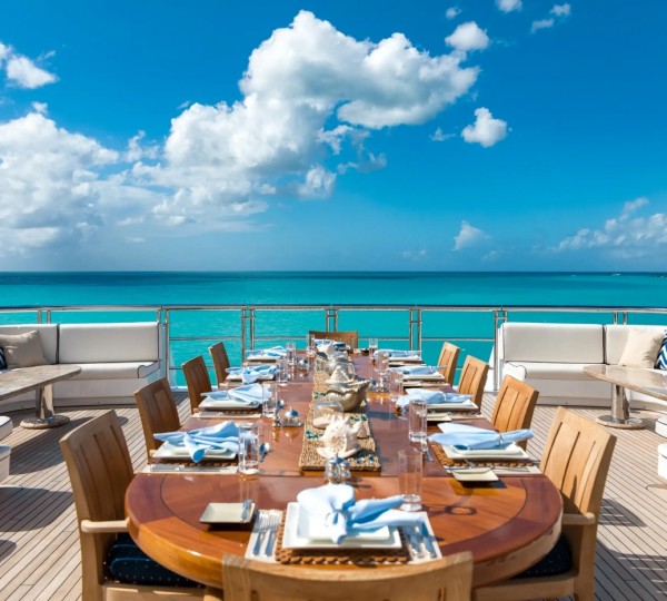 Opendeck Dining Area With Sea Views