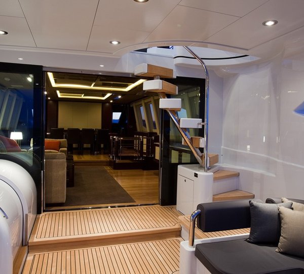 Aspect Interior Aboard Yacht QUANTUM