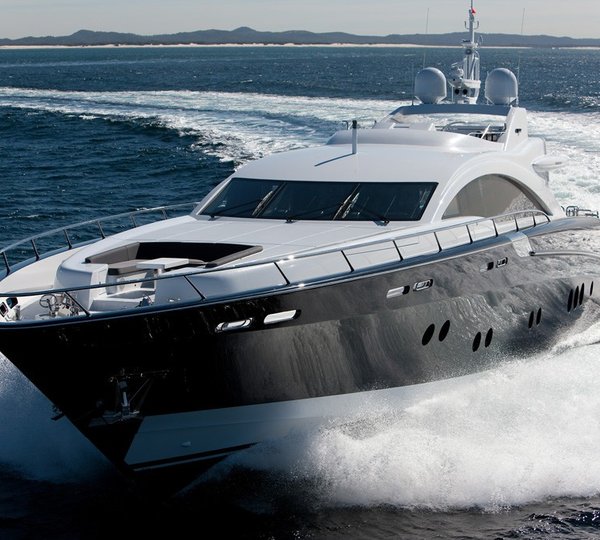 Ship's Bow On Board Yacht QUANTUM