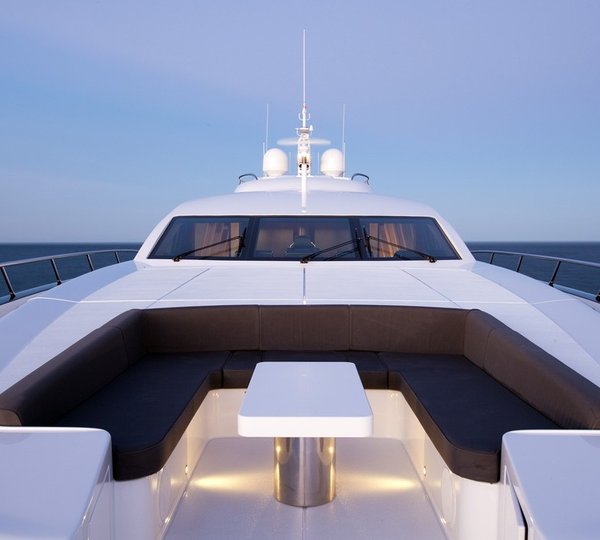 Fore Deck On Yacht QUANTUM
