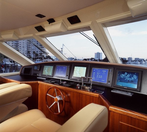 Bridgedeck Aboard Yacht SEACALL