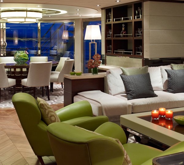 Saloon And Dining On Board Yacht AURELIA