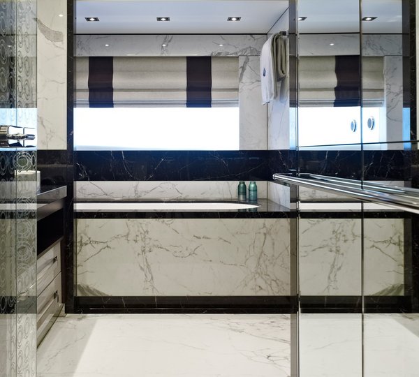 Main Master Bathroom On Yacht AURELIA