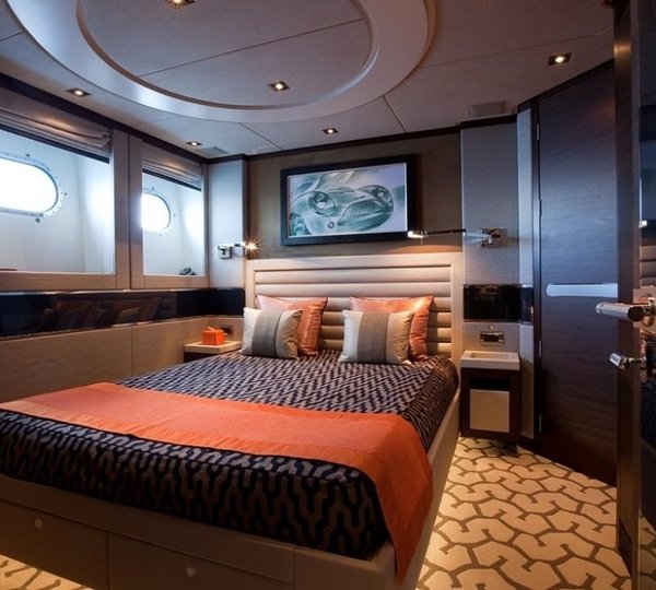 Guest's Cabin Aboard Yacht AURELIA