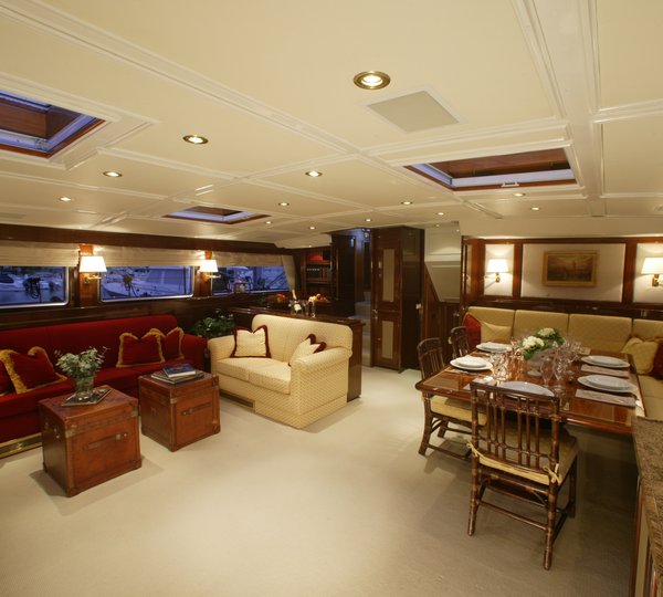 Saloon Aboard Yacht FREEDOM
