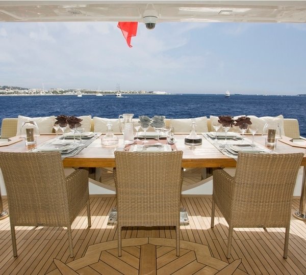 Top Deck Zone Aboard Yacht GRENADINES III