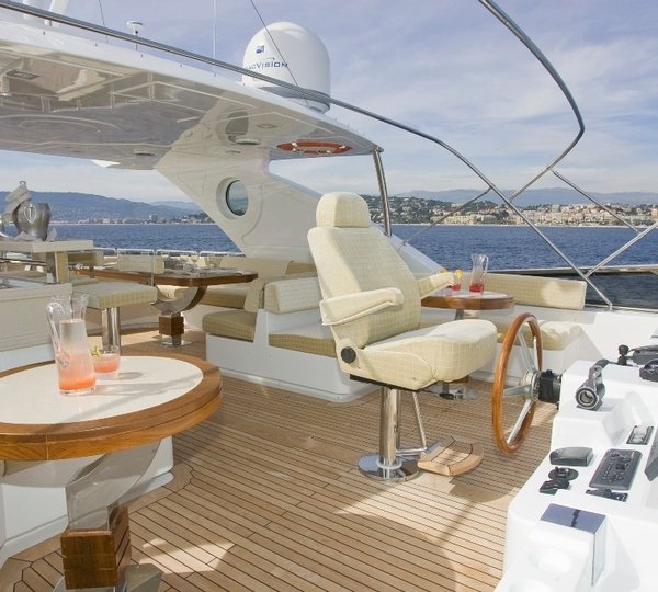 Fly-bridge On Yacht GRENADINES III