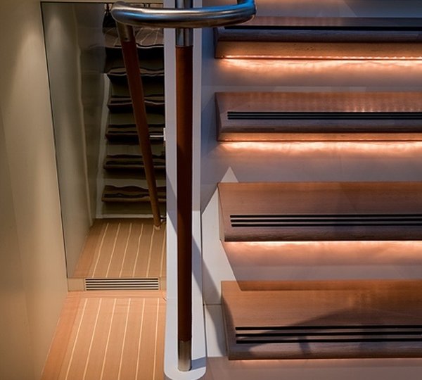 Stairway On Board Yacht P2