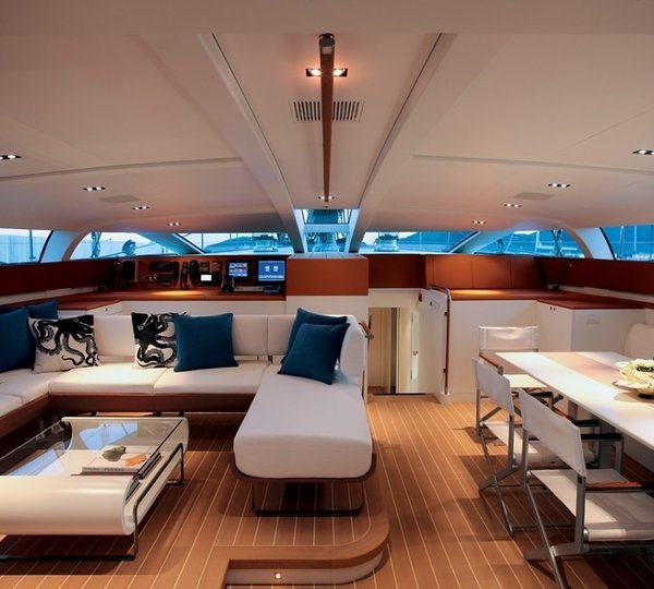 Profile: Yacht P2's Pilot House Saloon Pictured