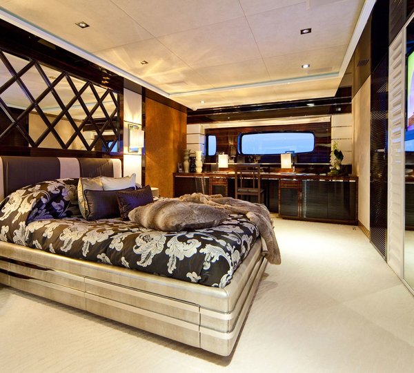 Main Master Cabin On Board Yacht MANIFIQ