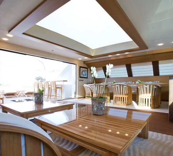 Sky-lounge Sitting Aboard Yacht NAMASTE 8