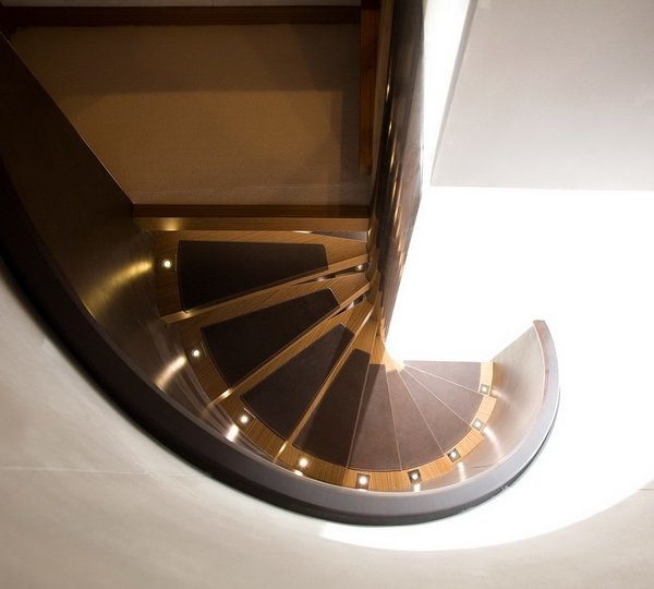 Stairway On Yacht NAMASTE 8