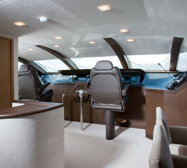 Pilot House On Yacht NAMASTE 8