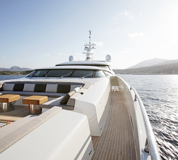 Fore Deck Sitting On Yacht NAMASTE 8