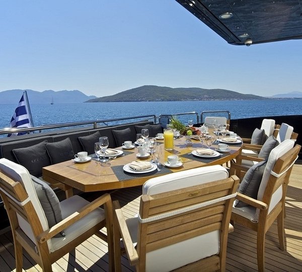 External Eating/dining On Yacht O'PATI