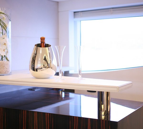 Close Up Aboard Yacht TATII