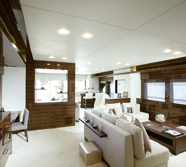 Saloon On Board Yacht TATII
