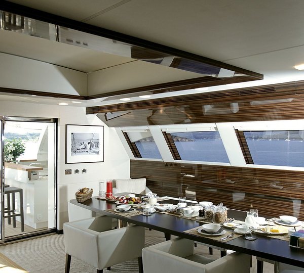 Eating/dining Zone On Yacht TATII