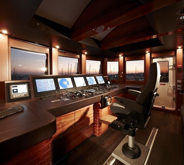 Pilot House Aboard Yacht E &AMP; E