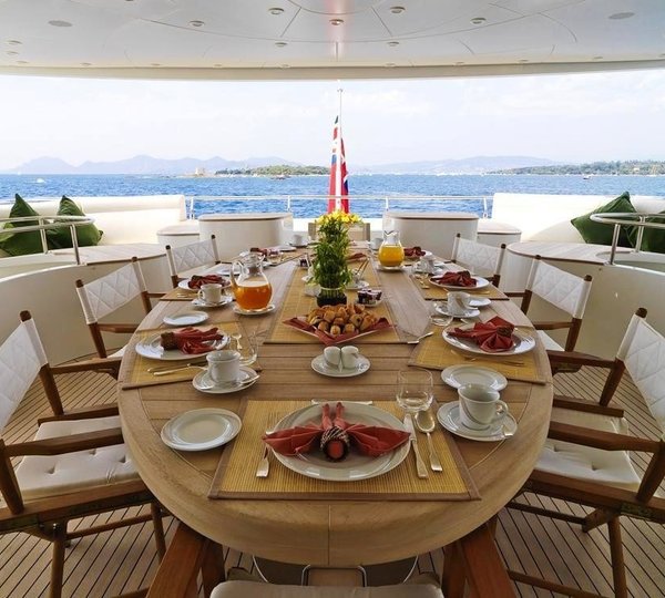 Top Deck Outdoor On Yacht LADY FERYAL