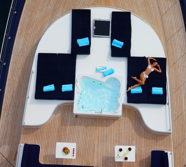 Sun Deck On Yacht PERLA DEL MARE